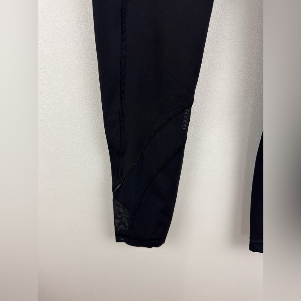 LULULEMON Inspire Tight II Black Mesh Panel Leggings - Picture 7 of 11